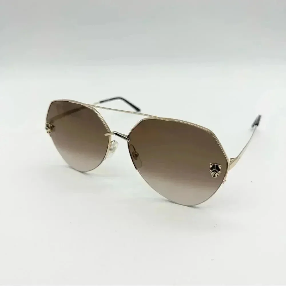 CARTIER CT0355S 002 gold brown sunglasses